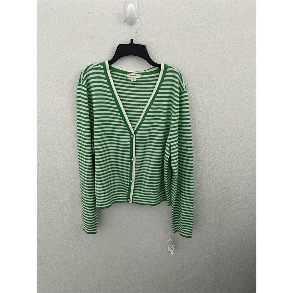 ON.34TH Women’s SZ XXL SweaterButton Up